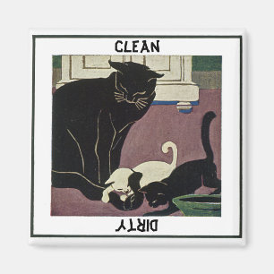Imã Ímã do gato e da máquina de lavar louça dos