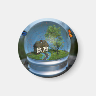 Imã Ímã do globo da borboleta