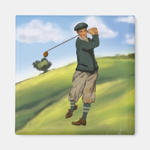 Imã Ímã do golfe do jogador de golfe do olhar do