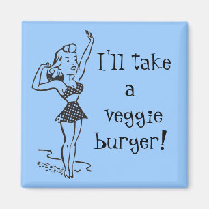 Imã Ímã do hamburguer do vegetariano