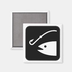 Imã Ímã do ícone da pesca