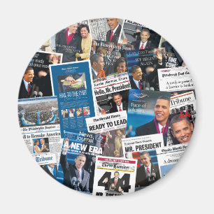 Imã Ímã do jornal da inauguração de Obama