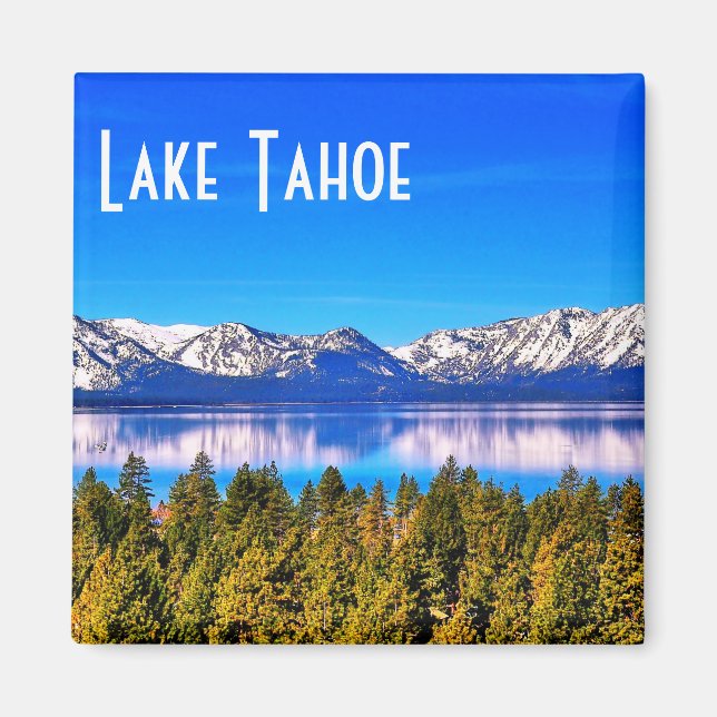 Imã Ímã do Lago Tahoe Encantador (Frente)