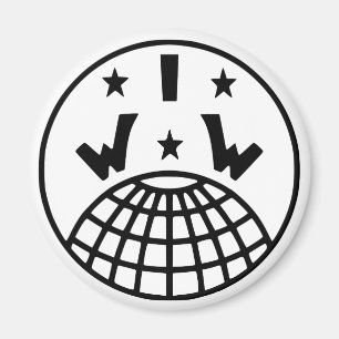 Imã Ímã do logotipo de IWW