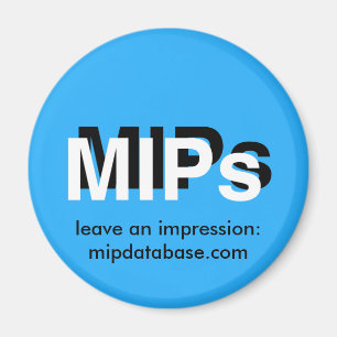 Imã ímã do logotipo de mipdatabase.com