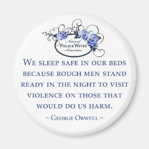 Imã Ímã do logotipo de Orwell w/NPWA