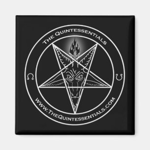 Imã Ímã do logotipo de Quintessentials "Baphomet"