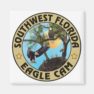 Imã Ímã do logotipo de SWFLEagleCam (VÁRIAS FORMAS)