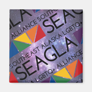 Imã Ímã do logotipo do espaço de SEAGLA