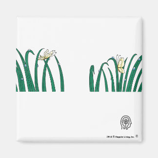 Imã Ímã do logotipo vivo mais feliz