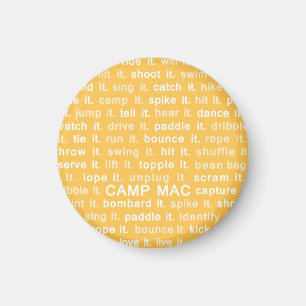 Imã Ímã do Mac do acampamento (o amarelo o faz)