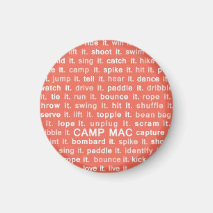 Imã Ímã do Mac do acampamento (o vermelho o faz)