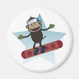 Imã Ímã do macaco do Snowboard