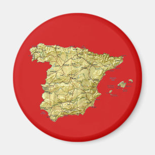 Imã Ímã do mapa da espanha