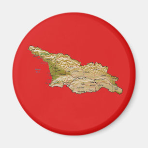 Imã Ímã do Mapa da Geórgia