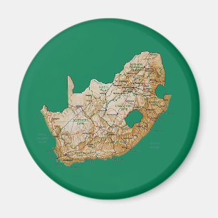 Imã Ímã do mapa de África do Sul
