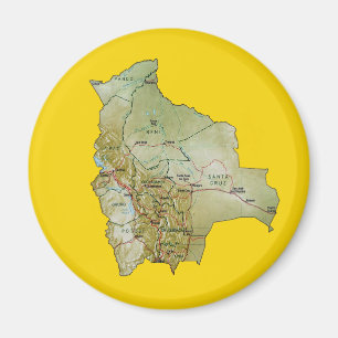 Imã Ímã do mapa de Bolívia