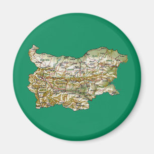 Imã Ímã do mapa de Bulgária