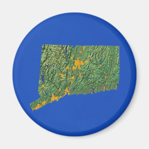 Imã Ímã do mapa de Connecticut