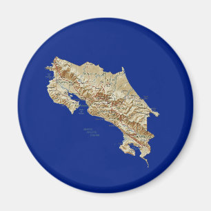 Imã Ímã do mapa de Costa Rica