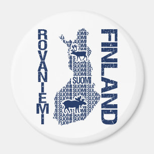 Imã Ímã do MAPA de FINLANDIA - Rovaniemi