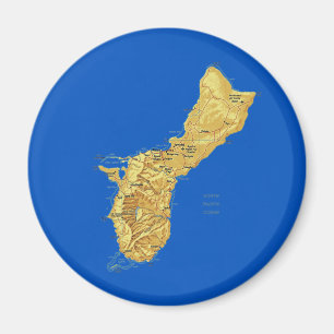 Imã Ímã do mapa de Guam