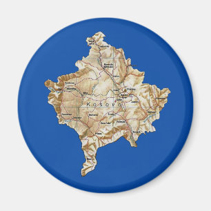Imã Ímã do mapa de Kosovo