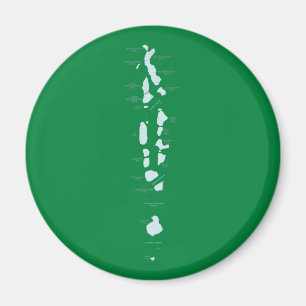 Imã Ímã do mapa de Maldives