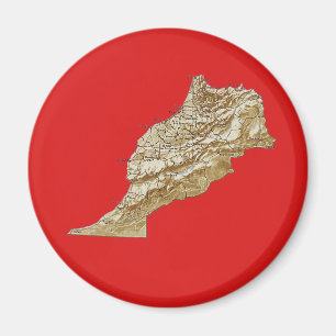 Imã Ímã do mapa de Marrocos