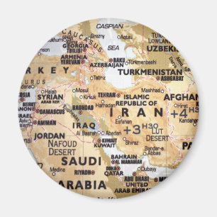 Imã Ímã do mapa de Médio Oriente