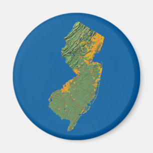 Imã Ímã do mapa de New-jersey