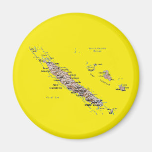 Imã Ímã do mapa de Nova Caledônia