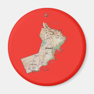 Imã Ímã do mapa de Oman