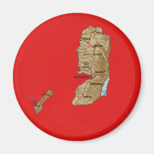 Imã Ímã do mapa de Palestina