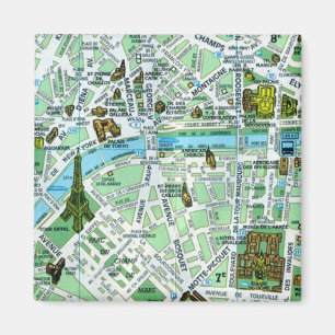 Imã Ímã do mapa de Paris