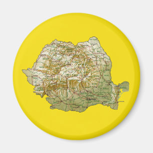 Imã Ímã do mapa de Romania