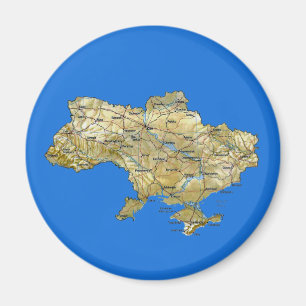 Imã Ímã do mapa de Ucrânia