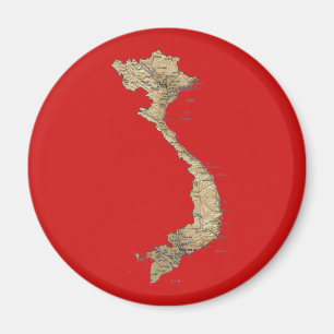 Imã Ímã do mapa de Vietnam