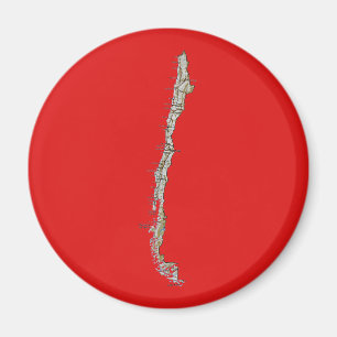 Imã Ímã do mapa do Chile