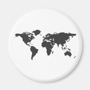Imã Ímã do mapa do mundo