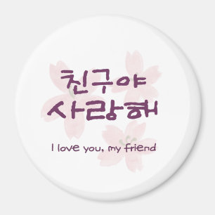 Imã Ímã do Melhor Amigo Coreano