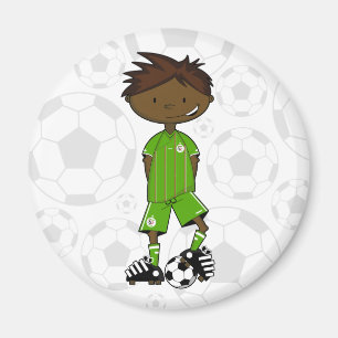 Imã Ímã do menino do futebol do campeonato do mundo