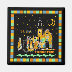 Imã Ímã do mosaico do parque de Tubac Presidio