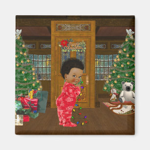 Imã Ímã do Natal do afro-americano
