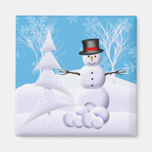Imã Ímã do Natal do boneco de neve