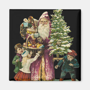 Imã Ímã do Natal do Victorian para armazenar Stuffer