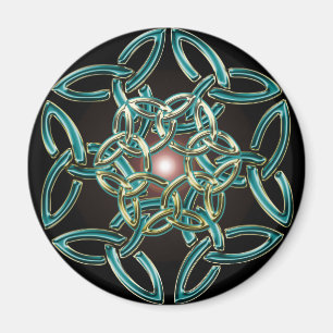 Imã Ímã do nó do círculo de Triquetra