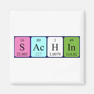 Imã Ímã do nome da mesa periódica de Sachin