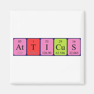 Imã Ímã do nome da mesa periódica do Atticus