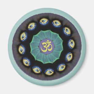 Imã Ímã do OM da mandala de Mothwing